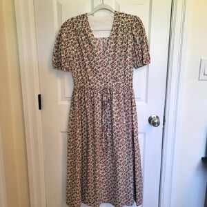 Dawn Style Puff Sleeve Dress